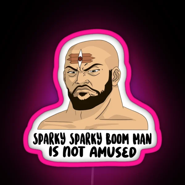 Avatar Sparky Sparky Boom Man Combustion Man RGB Neon Sign