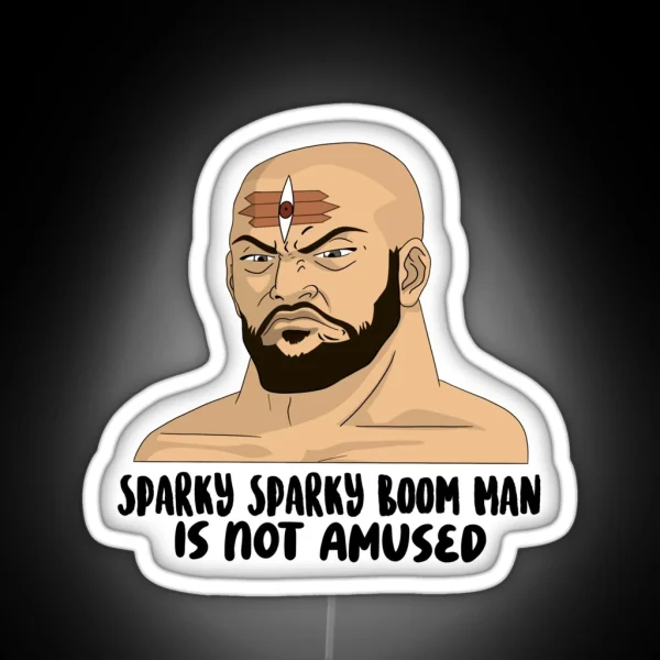 Avatar Sparky Sparky Boom Man Combustion Man RGB Neon Sign
