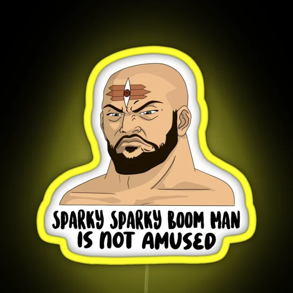 Avatar Sparky Sparky Boom Man Combustion Man RGB Neon Sign