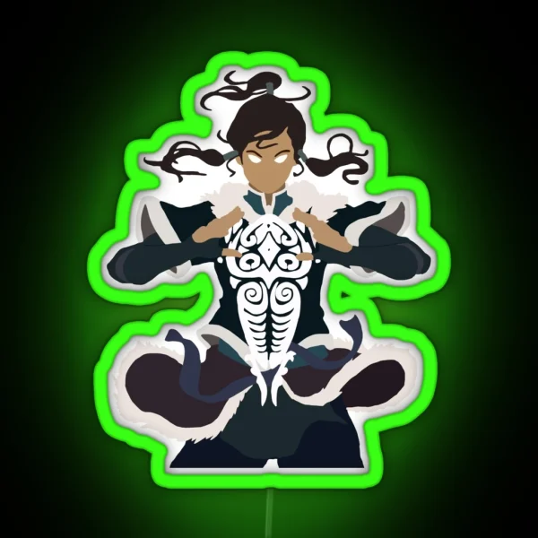 Avatar State Korra RGB Neon Sign