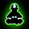 Avatar The Last Airbender Aang Silhouette Avatar State RGB Neon Sign - Image 4