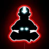 Avatar The Last Airbender Aang Silhouette Avatar State RGB Neon Sign - Image 2