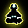 Avatar The Last Airbender Aang Silhouette Avatar State RGB Neon Sign - Image 5