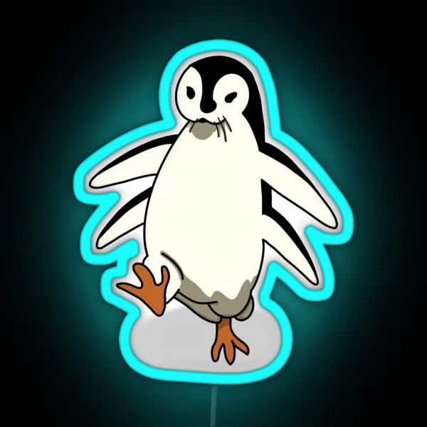 Avatar The Last Airbender Penguin Otter RGB Neon Sign