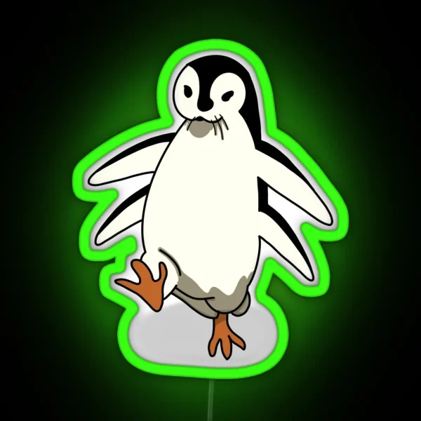 Avatar The Last Airbender Penguin Otter RGB Neon Sign