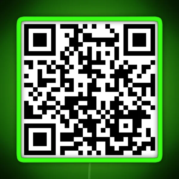 Avatar The Last Airbender Theme QR Code RGB Neon Sign