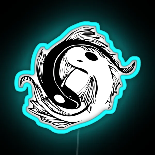 Avatar The Last Airbender Tui And La The Moon And Ocean RGB Neon Sign