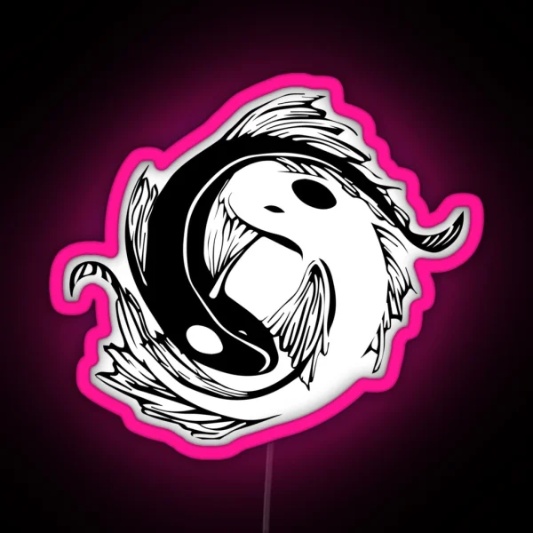 Avatar The Last Airbender Tui And La The Moon And Ocean RGB Neon Sign