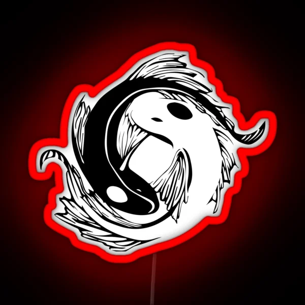 Avatar The Last Airbender Tui And La The Moon And Ocean RGB Neon Sign