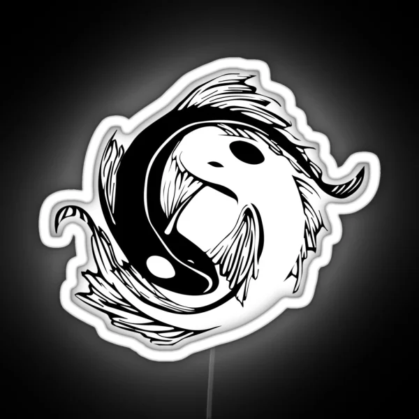 Avatar The Last Airbender Tui And La The Moon And Ocean RGB Neon Sign
