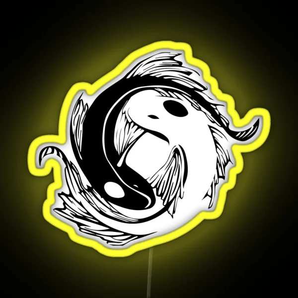 Avatar The Last Airbender Tui And La The Moon And Ocean RGB Neon Sign