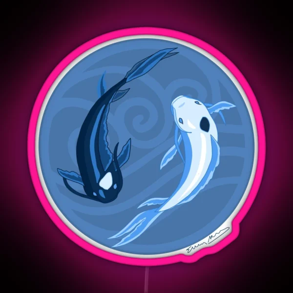 Avatar Tui And La Koi Fish RGB Neon Sign