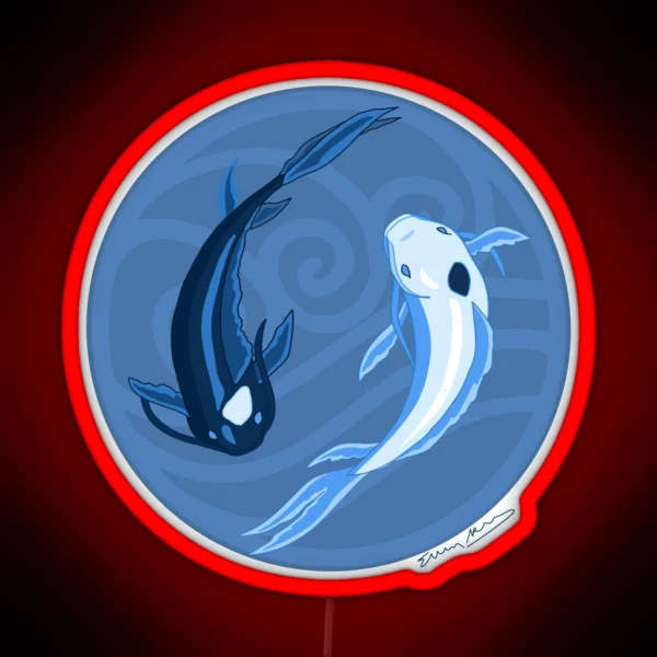 Avatar Tui And La Koi Fish RGB Neon Sign