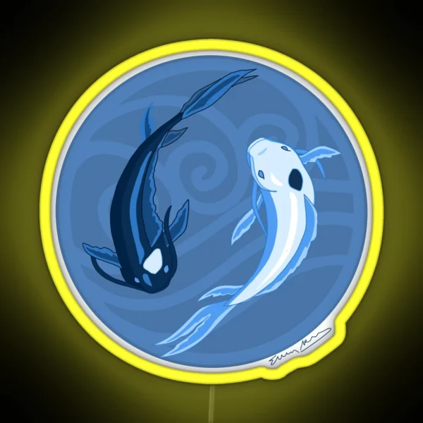 Avatar Tui And La Koi Fish RGB Neon Sign