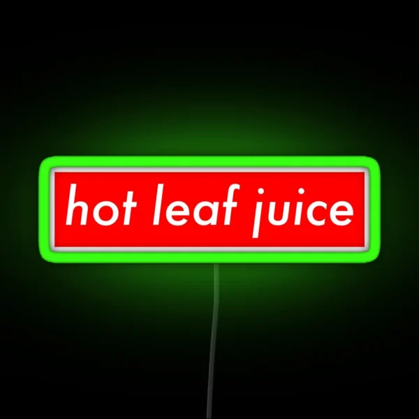 Avatar Zuko Hot Leaf Juice RGB Neon Sign