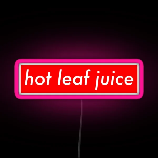 Avatar Zuko Hot Leaf Juice RGB Neon Sign