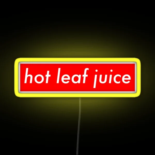 Avatar Zuko Hot Leaf Juice RGB Neon Sign