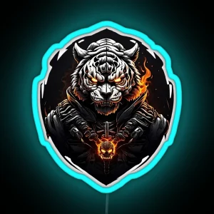 Avenging Tiger RGB Neon Sign