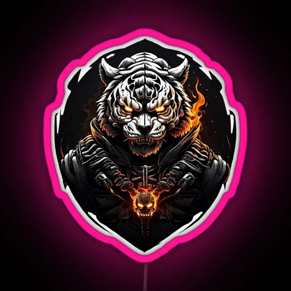 Avenging Tiger RGB Neon Sign