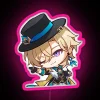 RGB neon LED display art canvas led for Honkai fans