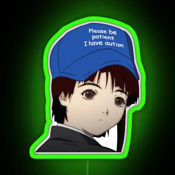 Average Lain Enjoyer RGB Neon Sign