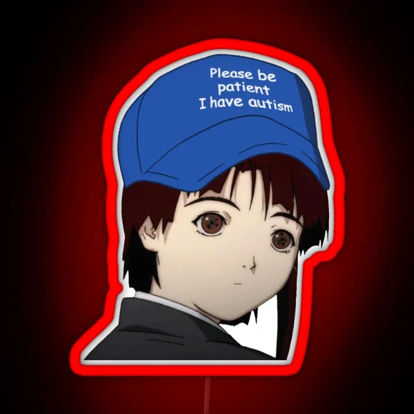 Average Lain Enjoyer RGB Neon Sign