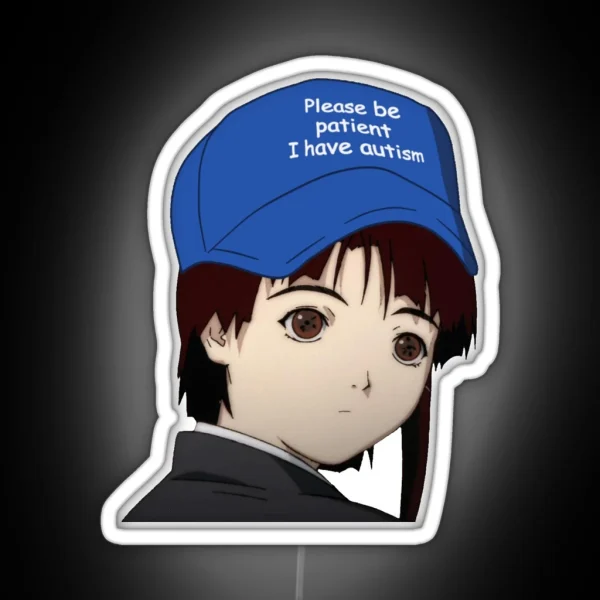 Average Lain Enjoyer RGB Neon Sign