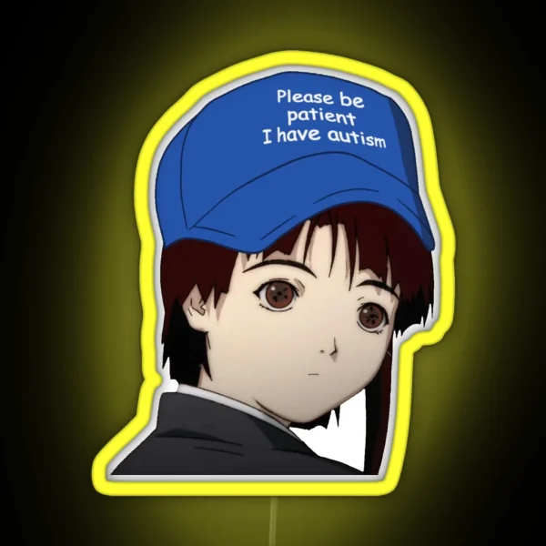 Average Lain Enjoyer RGB Neon Sign