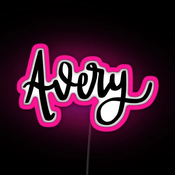 Avery RGB Neon Sign