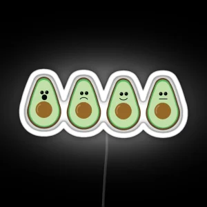 Avocado Motions RGB Neon Sign