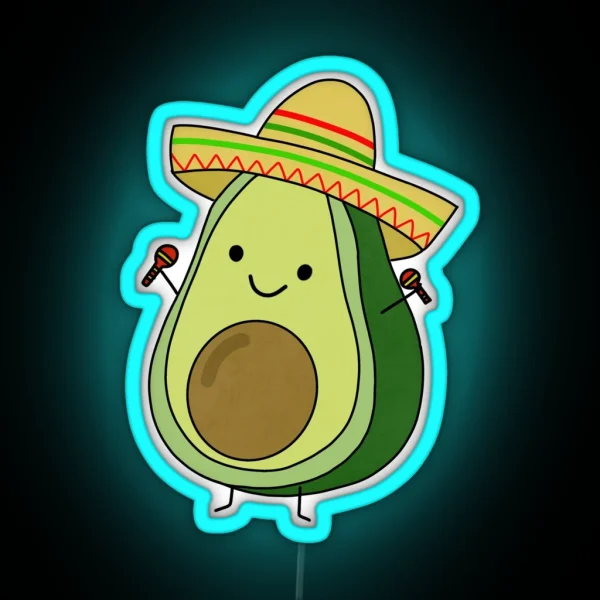 Avocado RGB Neon Sign
