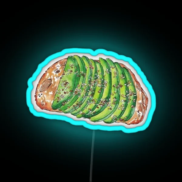 Avocado Toast RGB Neon Sign