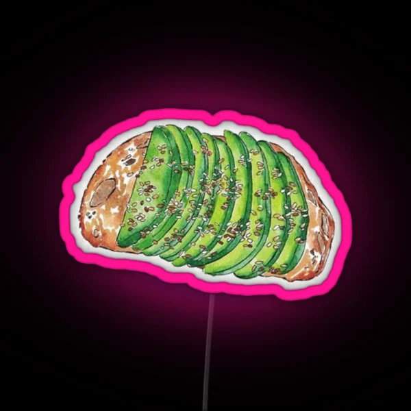 Avocado Toast RGB Neon Sign
