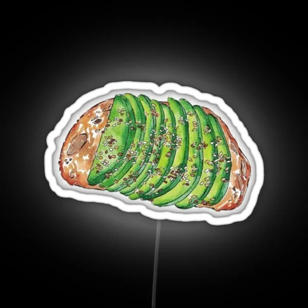 Avocado Toast RGB Neon Sign