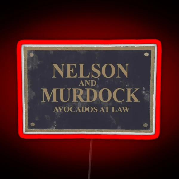 Avocados At Law RGB Neon Sign