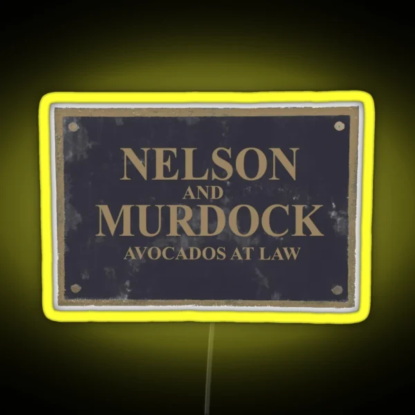 Avocados At Law RGB Neon Sign