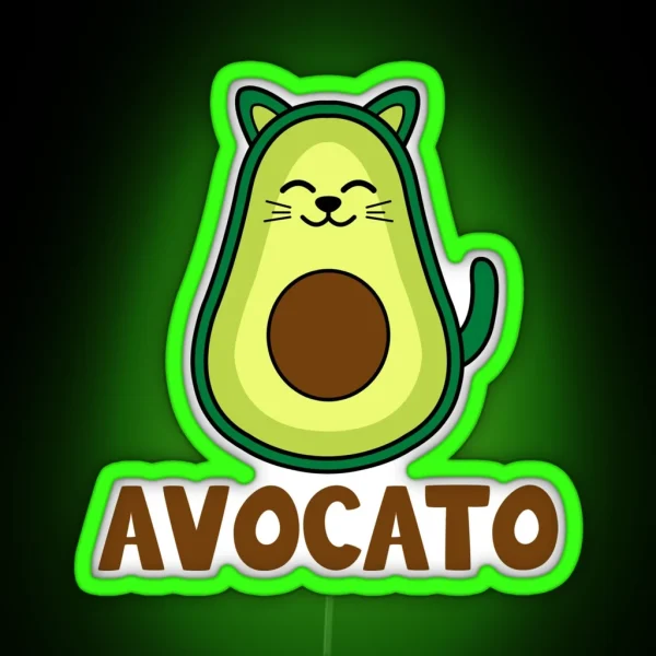 Avocato RGB Neon Sign