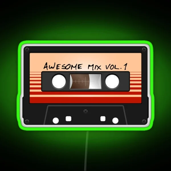 Awesome Mix Vol 1 RGB Neon Sign