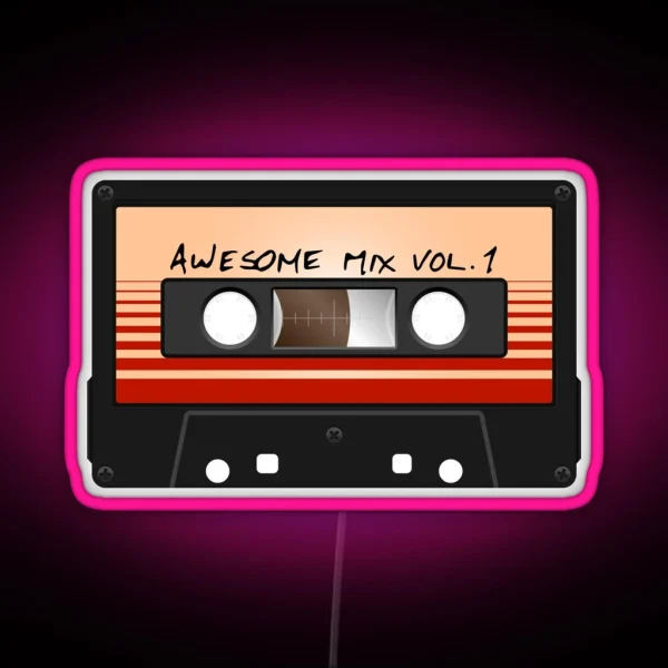 Awesome Mix Vol 1 RGB Neon Sign