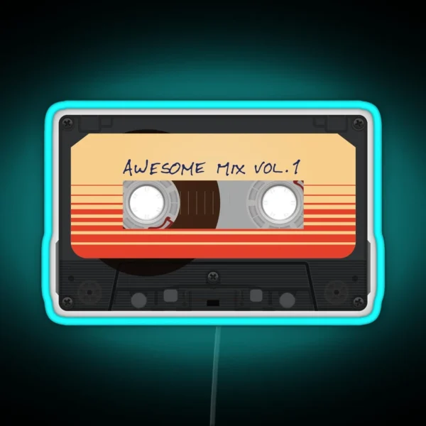 Awesome Mix Vol 1 RGB Neon Sign