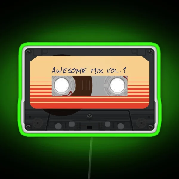 Awesome Mix Vol 1 RGB Neon Sign