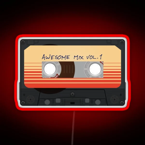 Awesome Mix Vol 1 RGB Neon Sign