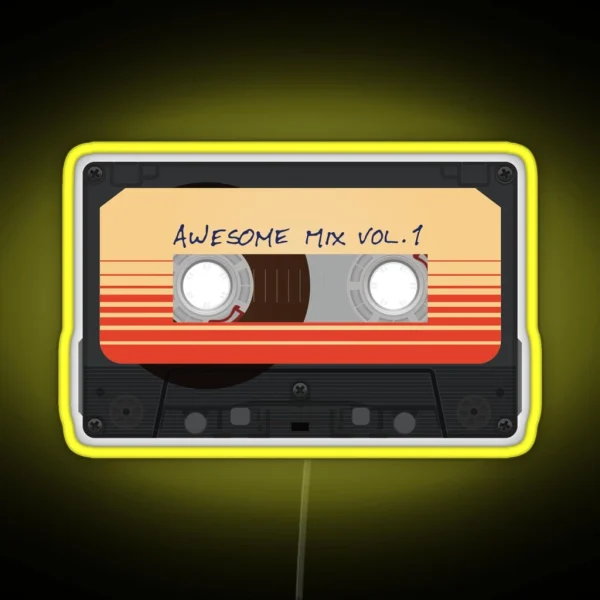 Awesome Mix Vol 1 RGB Neon Sign