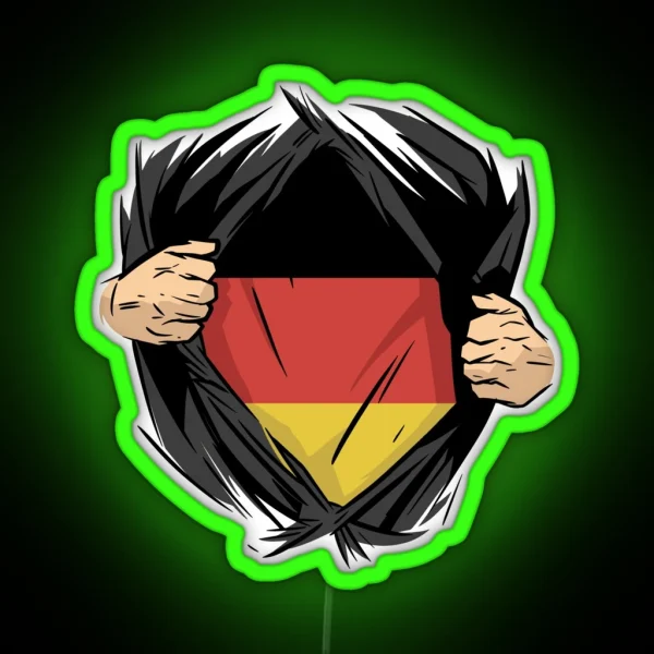 Awesome Super German Blood Inside Me For A Deutsch Pride RGB Neon Sign