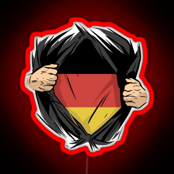 Awesome Super German Blood Inside Me For A Deutsch Pride RGB Neon Sign