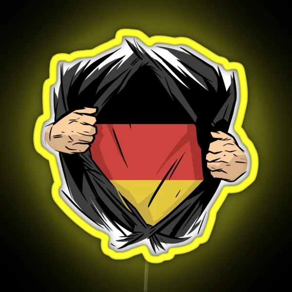 Awesome Super German Blood Inside Me For A Deutsch Pride RGB Neon Sign