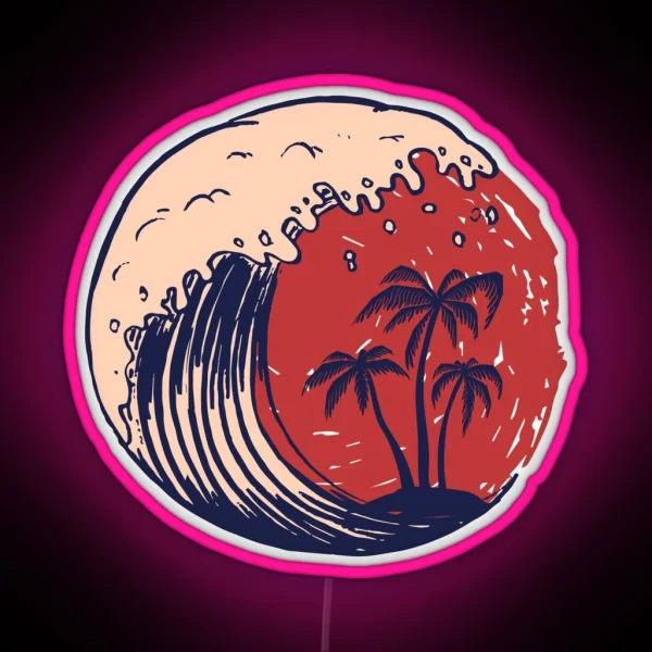 Awesome Wave RGB Neon Sign