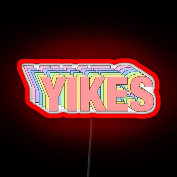 Awesome Yikes RGB Neon Sign