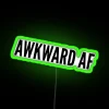 Awkward Af RGB Neon Sign - Image 3
