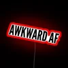 Awkward Af RGB Neon Sign